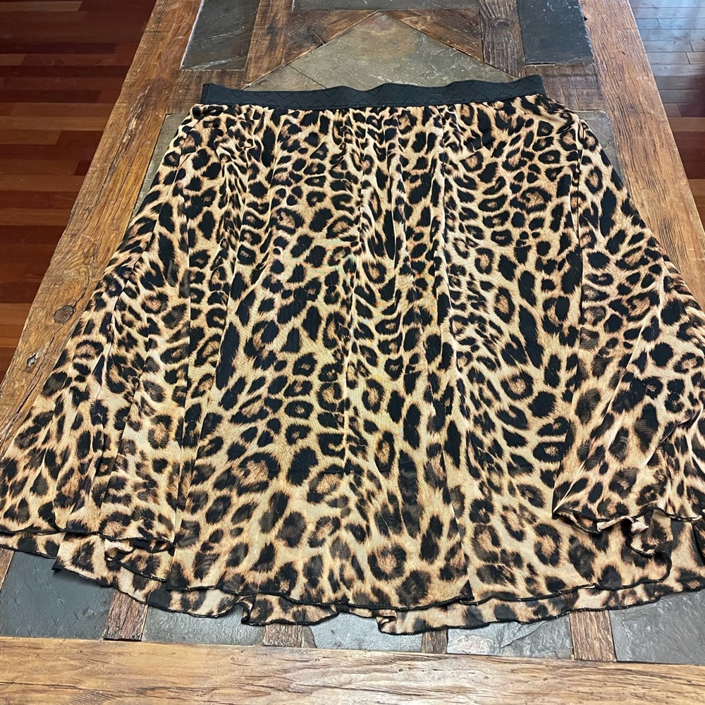 LuLaRoe Animal Print Midi Skirt